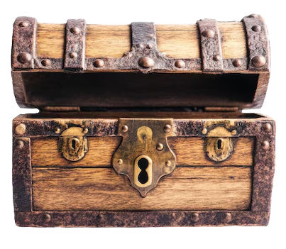 Empty treasure chest